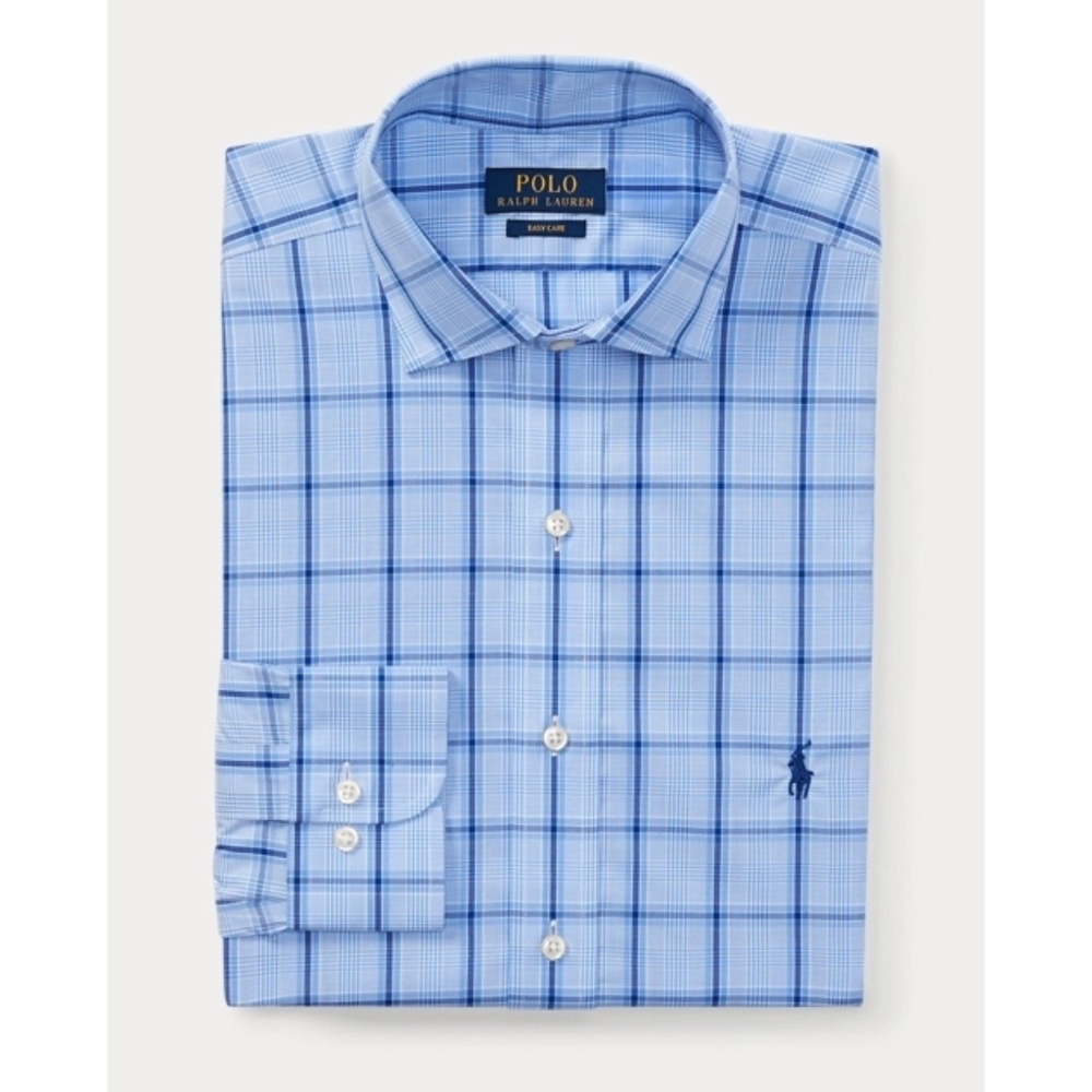 Polo by Ralph Lauren Slim Fit Plaid Poplin Shirt